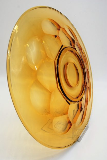 Schaal Ø 29 cm amberkleur onderkant